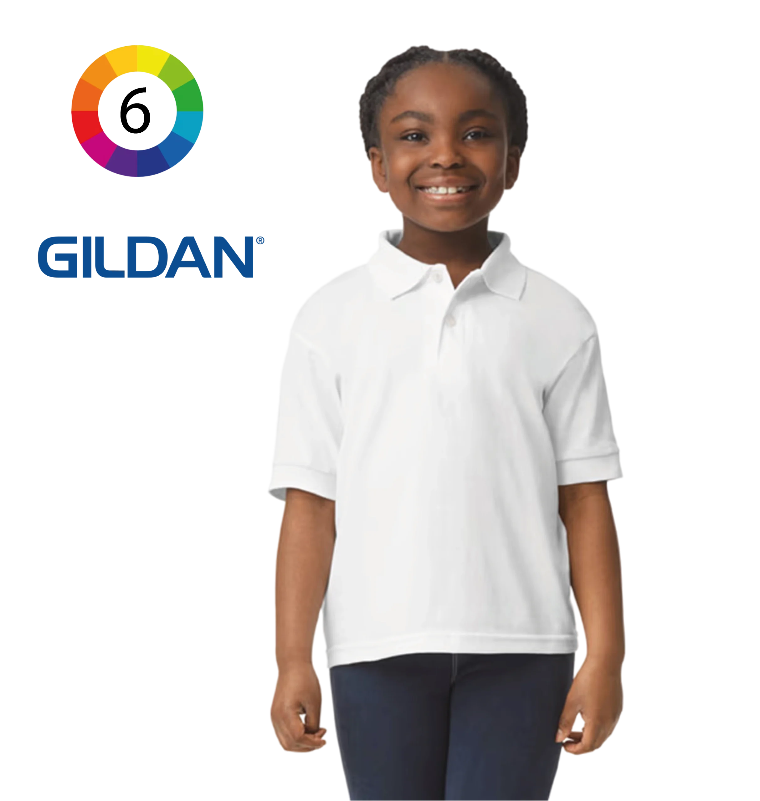 GI8800B - Polo Jersey DryBlend®Gildan