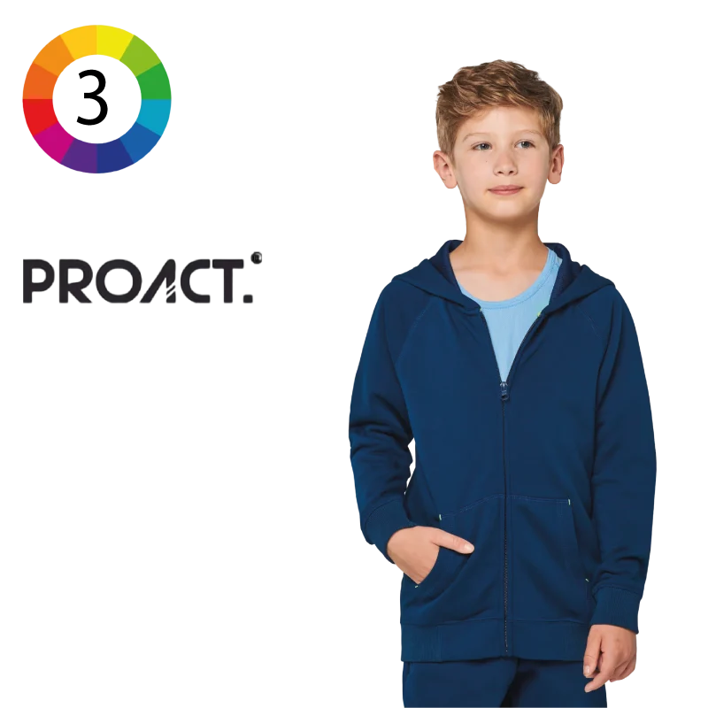 Veste zippée à capuche enfant