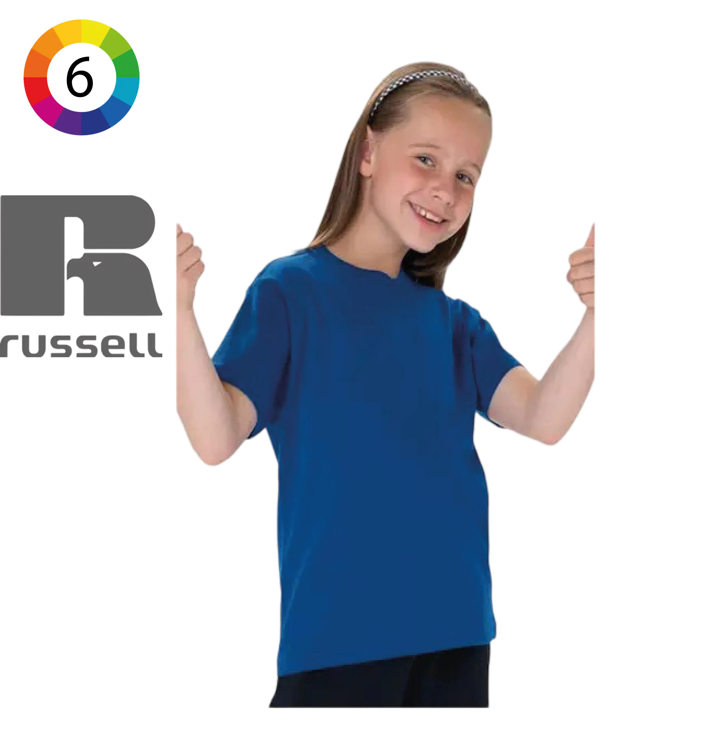 ru-r-180b-0 -T-shirt pour enfant Russell