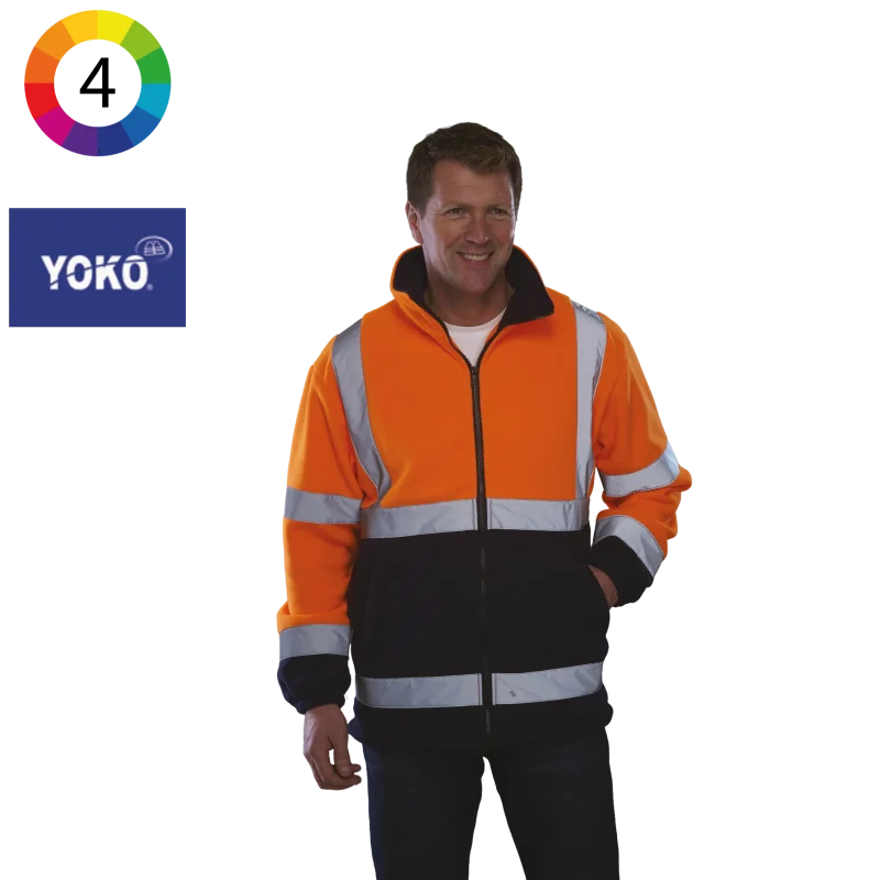 YHVK08 -Veste polaire haute visibilité