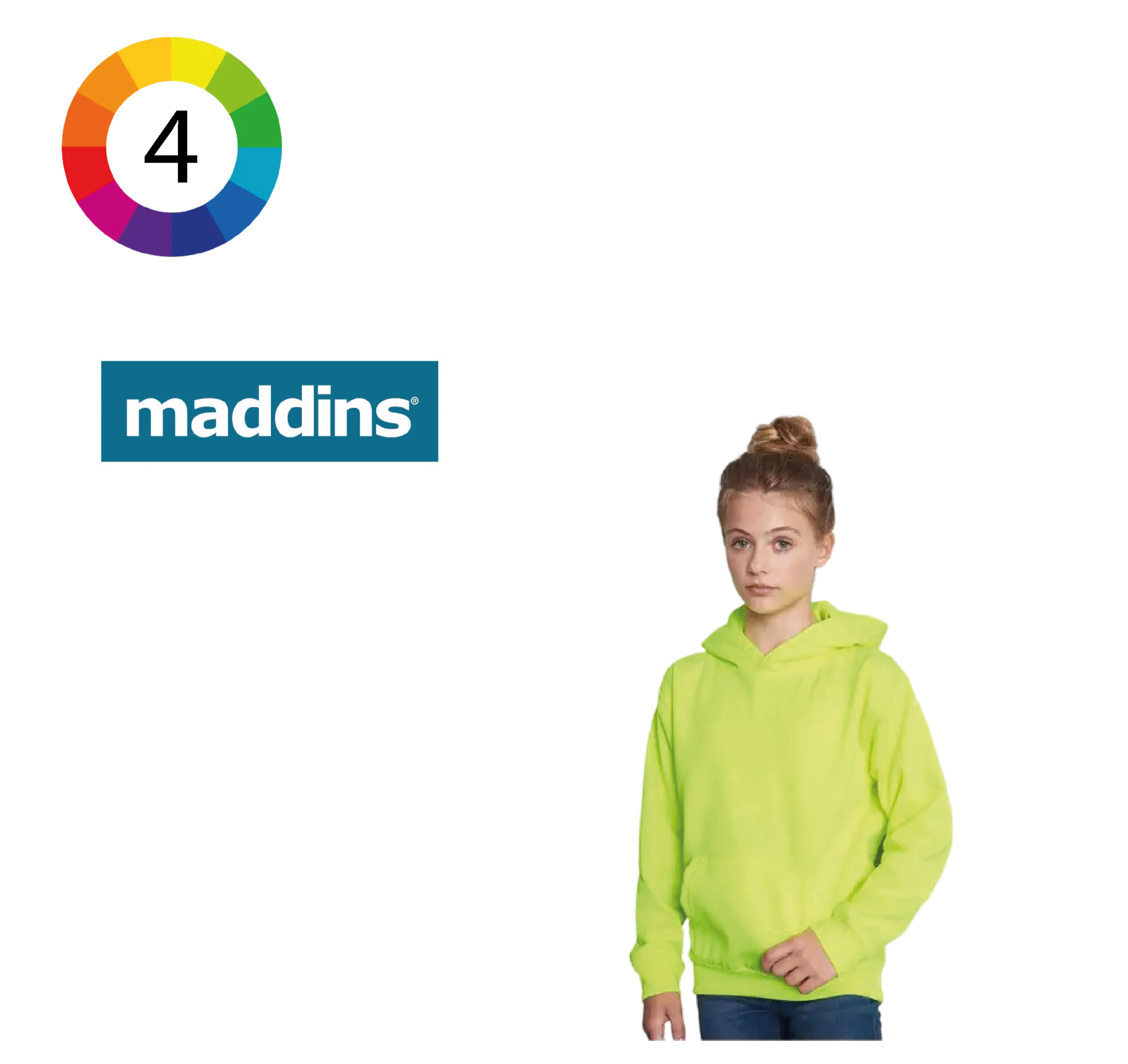 JH004J - Sweat à capuche électrique pour enfants AWDis Just Hoods