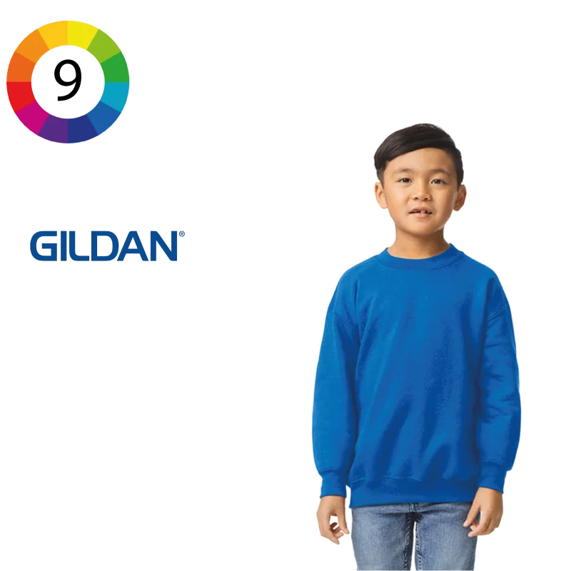 Sweat-shirt enfant col rond