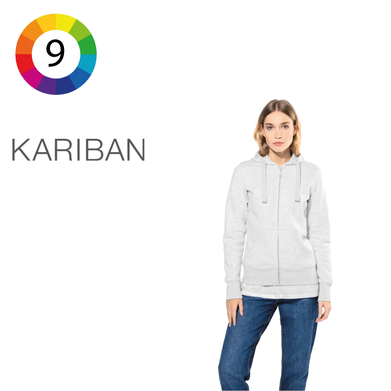 Sweat-shirt zippé capuche