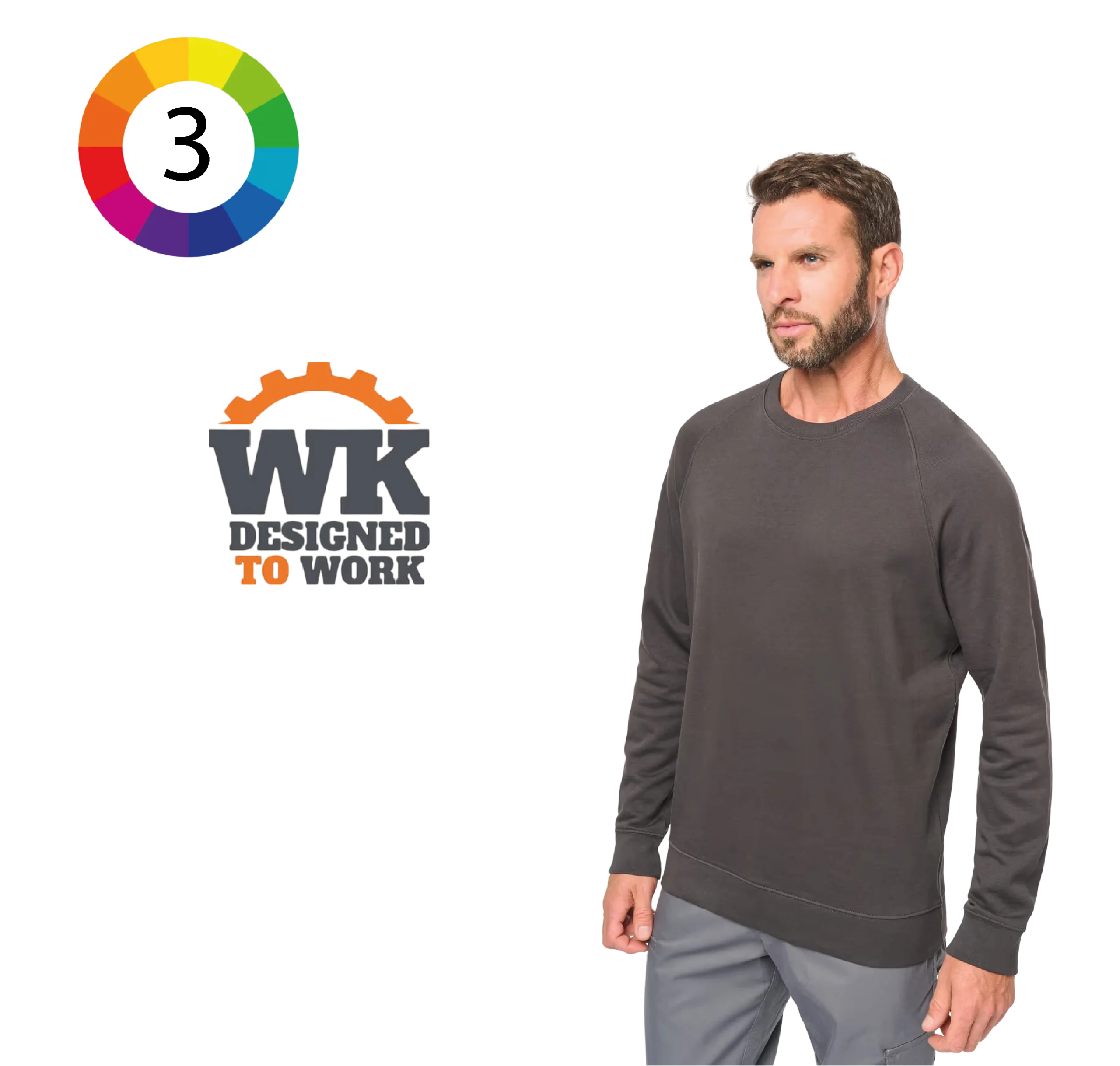 Sweat-shirt col rond