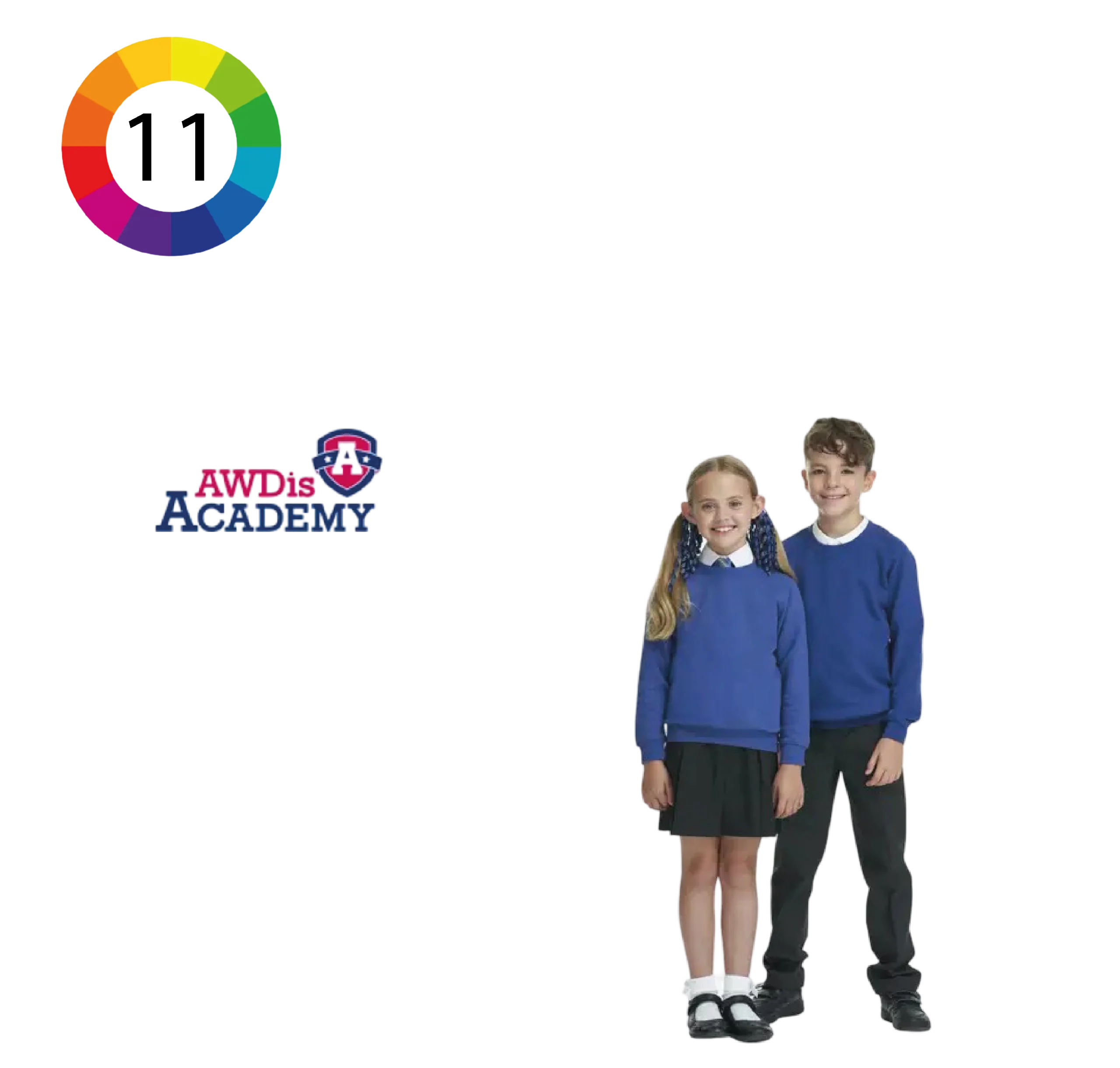 Sweat-shirt à manches raglan pour enfants Academy AWDi