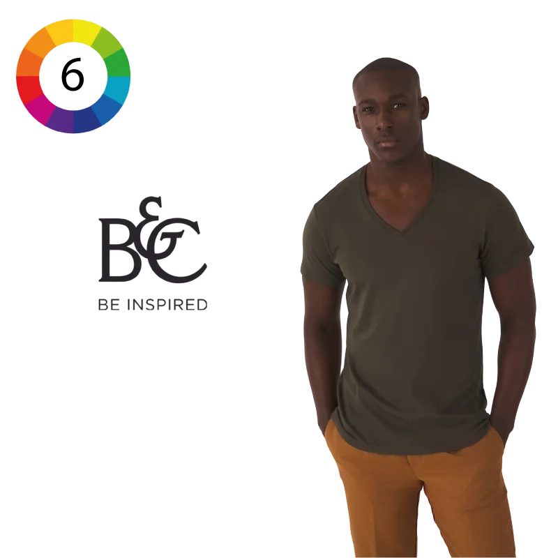 CGTM044 -T-shirt BIO Inspire col V