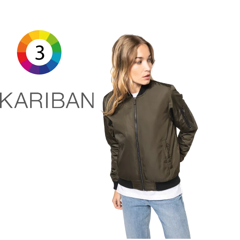 K6123 - Blouson bomber femme
