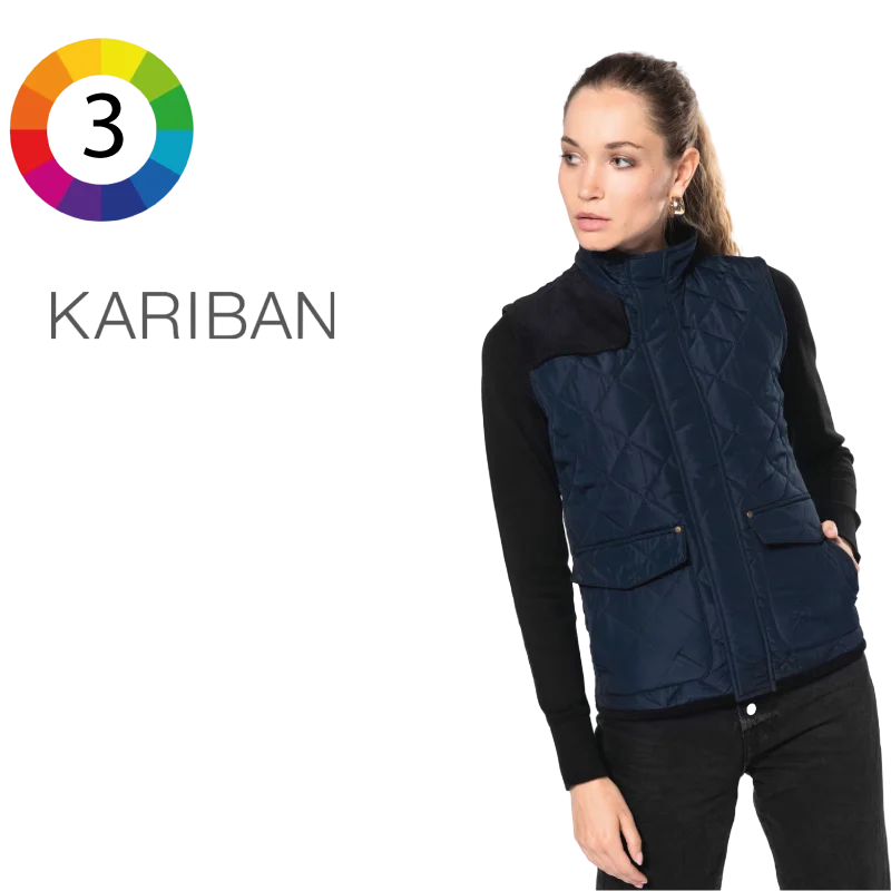 K6125 - Bodywarmer matelassé femme