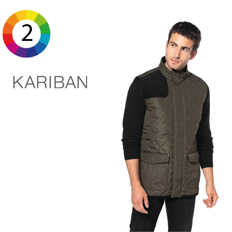 K6124 - Bodywarmer matelassé homme