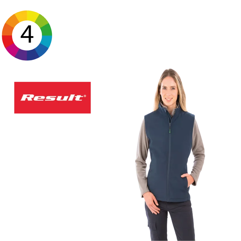 R902F - Bodywarmer softshell recyclé