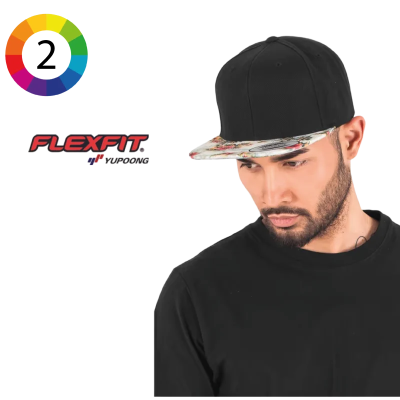 FL6089F - Casquette floral snapback