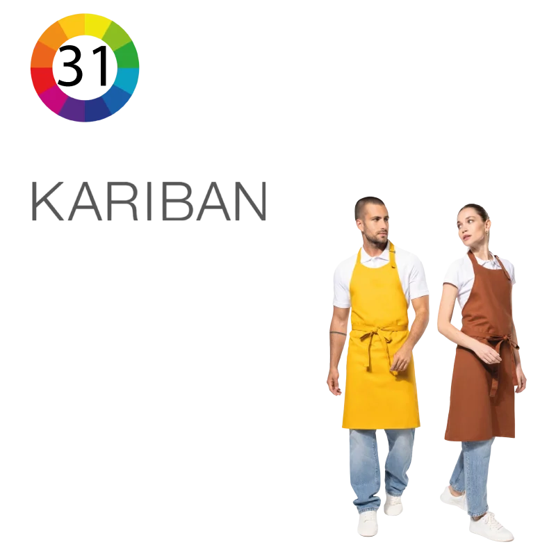 K895 -Tablier coton sans poche