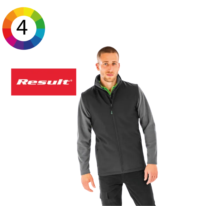 R902M - Bodywarmer softshell recyclé Result