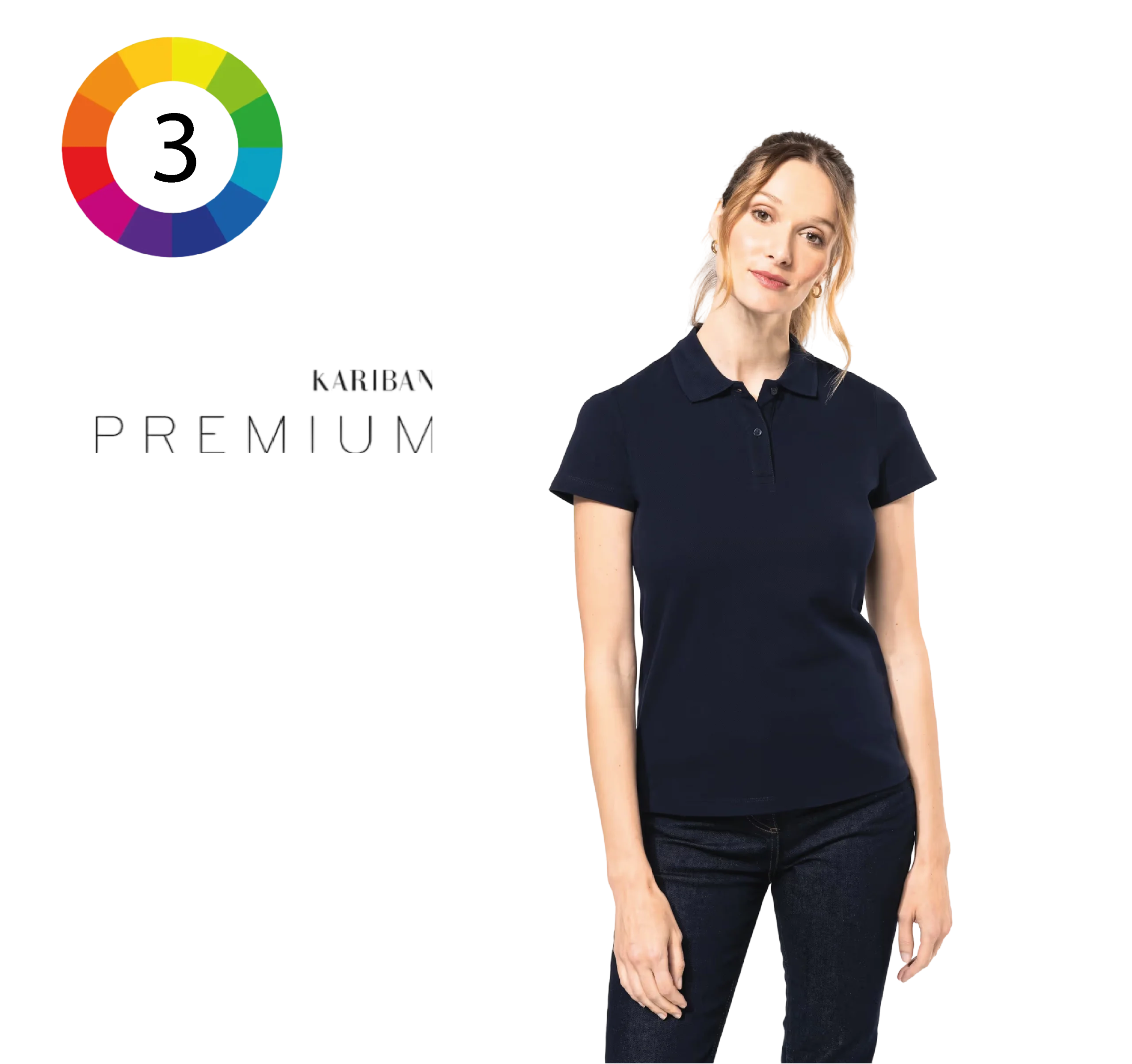 Polo Supima® manches courtes