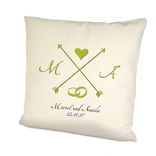 Sublistar® Housse de coussin écrue toucher « lin » mit Leinenhaptik