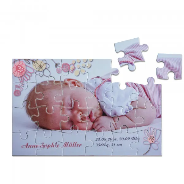 Puzzles cartonnés sans cadre 24 pieces