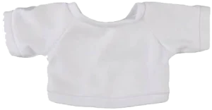 Tee-shirt blanc de rechange pour peluche