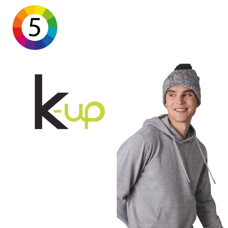 KP519 - Bonnet à pompon avec revers
