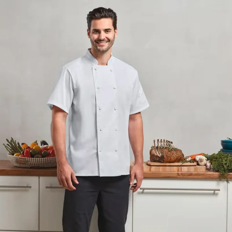PR902 - Veste chef cuisinier manches courtes Coolchecker®