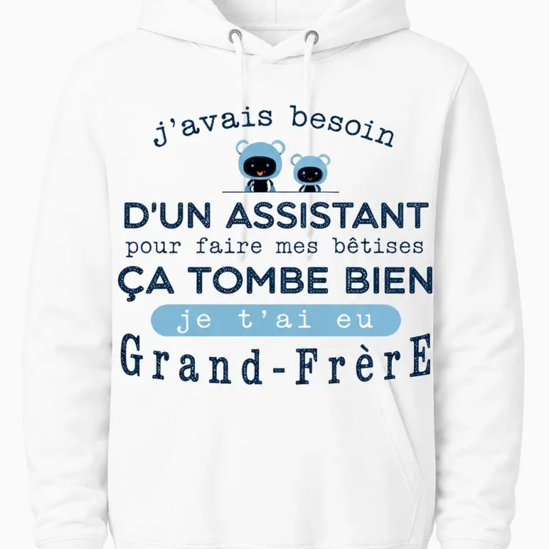IB403 - Sweat-shirt à capuche enfant T004