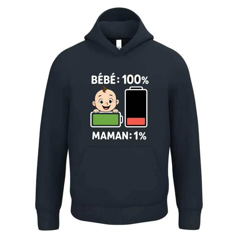 IB402 - Pull unisexe à capuche T003