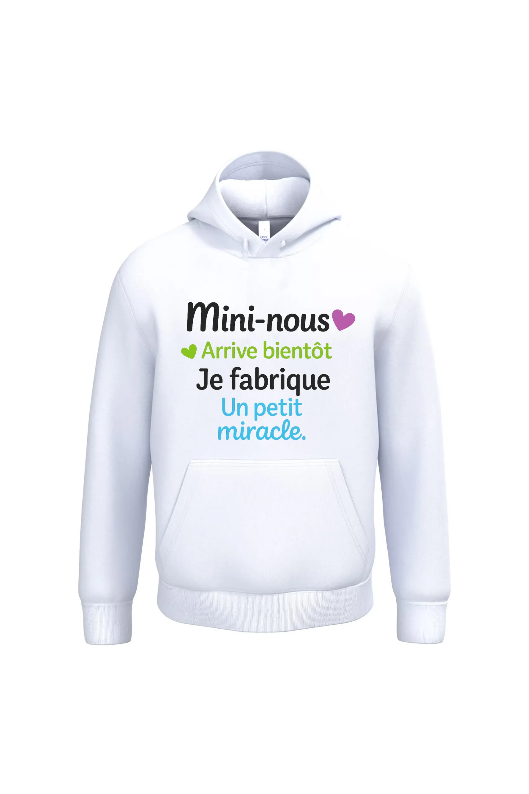 IB402 - Pull unisexe à capuche T007